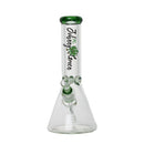 Johnny Green 12″ 9mm Beaker With Elephant Joint With Grid Percolator Slide – Green (MJG-002) Glass Bong Canadian Distributor