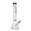Johnny Green | 16″ 9mm Beaker with Elephant Joint and Grid Percolator Slide – Green (MJG-003) Glass Bong Canadian Distributor