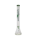 Johnny Green | 24″ 9mm Beaker with Elephant Joint and Grid Percolator Slide – Green (MJG-005) Glass Bong Canadian Distributor
