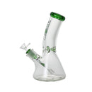 Johnny Green | 10″ 9mm Beaker Bent Neck with Grid Percolator Slide – Green (MJG-006) Glass Bong Canadian Distributor