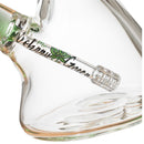 Johnny Green | 10″ 9mm Beaker Bent Neck with Grid Percolator Slide – Green (MJG-006) Glass Bong Canadian Distributor