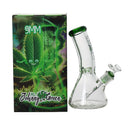 Johnny Green | 10″ 9mm Beaker Bent Neck with Grid Percolator Slide – Green (MJG-006) Glass Bong Canadian Distributor