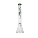 Johnny Green | 20″ 9mm Beaker Bent Neck with Grid Percolator Slide – Green (MJG-009) Glass Bong Canadian Distributor
