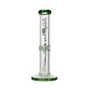Johnny Green 12″ 9mm Straight Tube with Grid Percolator Slide – Green (MJG-012) Glass Bong Canadian Distributor