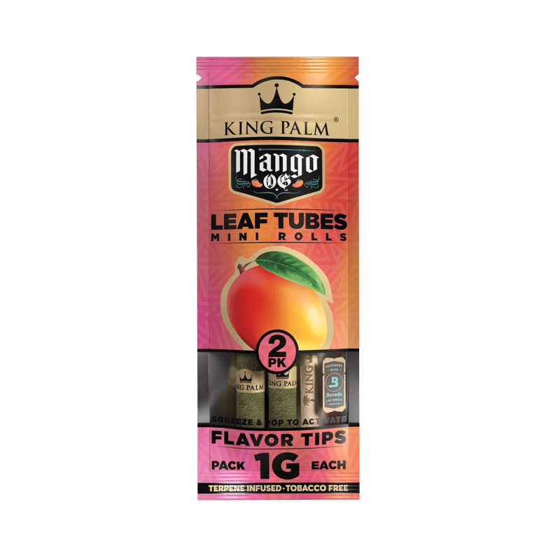 O King Palm | 2 Mini Hand-Rolled with flavor tips Box of 20 -Varoius Flavours