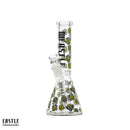 10" Mask Beaker Bong - 5mm Thick Glass Glass Bong Castle Glassworks Default Title