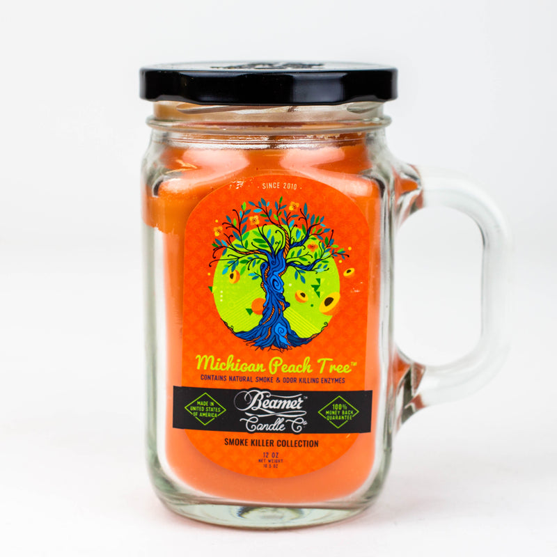 Beamer Candle Co.| Ultra Premium Jar Smoke killer collection candle Candle ONE Michican Peach Tree