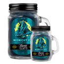 Beamer Candle Co. 12oz & 4oz Glass Mason Jars - Midnight Ice