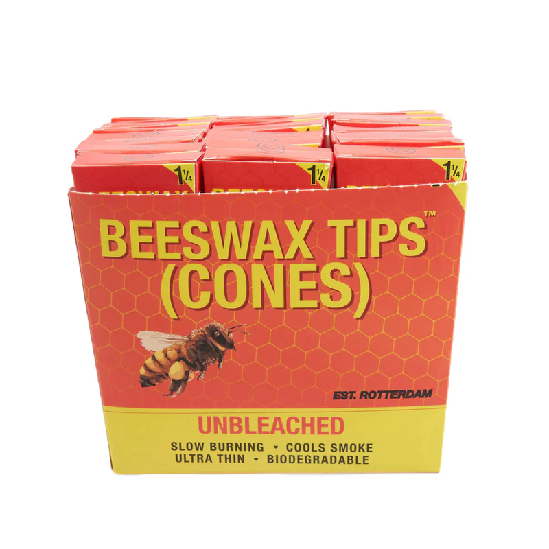 O BEESWAX TIPS™ 1-1/4 PRE ROLLED CONES BOX OF 21