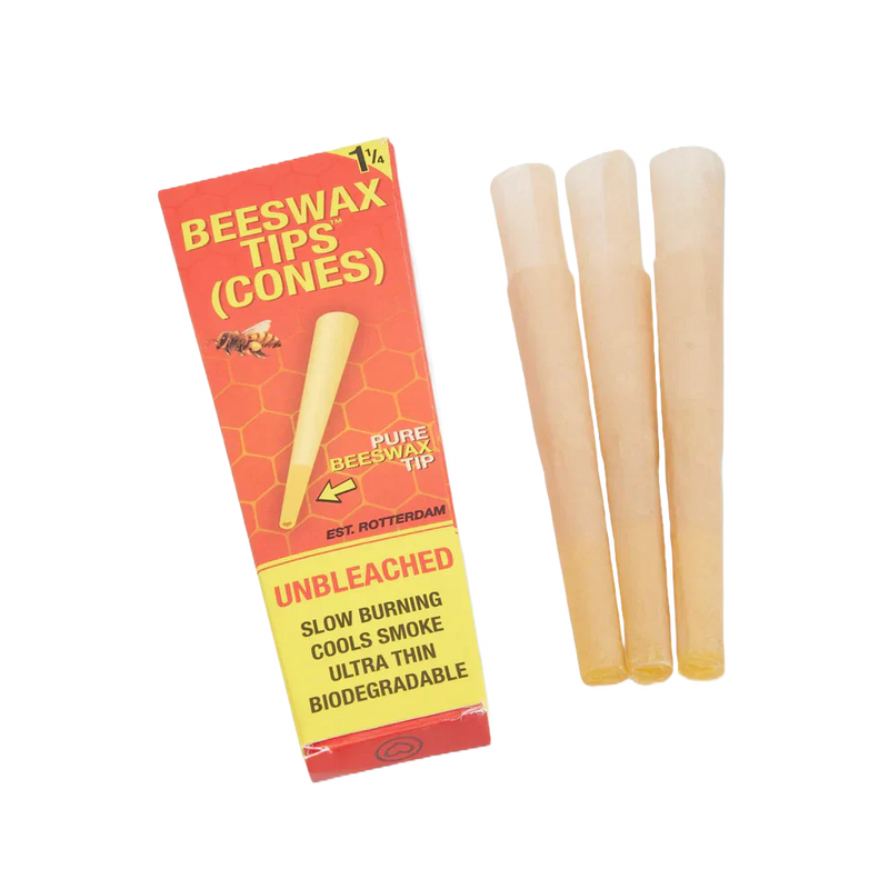 O BEESWAX TIPS™ 1-1/4 PRE ROLLED CONES BOX OF 21