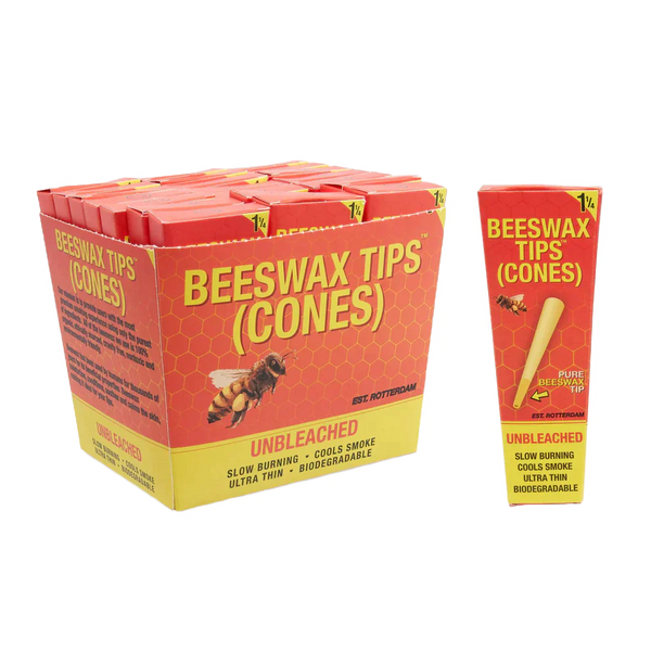 O BEESWAX TIPS™ 1-1/4 PRE ROLLED CONES BOX OF 21