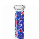 10" Designer-Inspired Floral Glass Beaker Glass Bong Super Supplys Inc