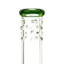 14" Green Accent Beaker Glass Bong Super Supplys Inc