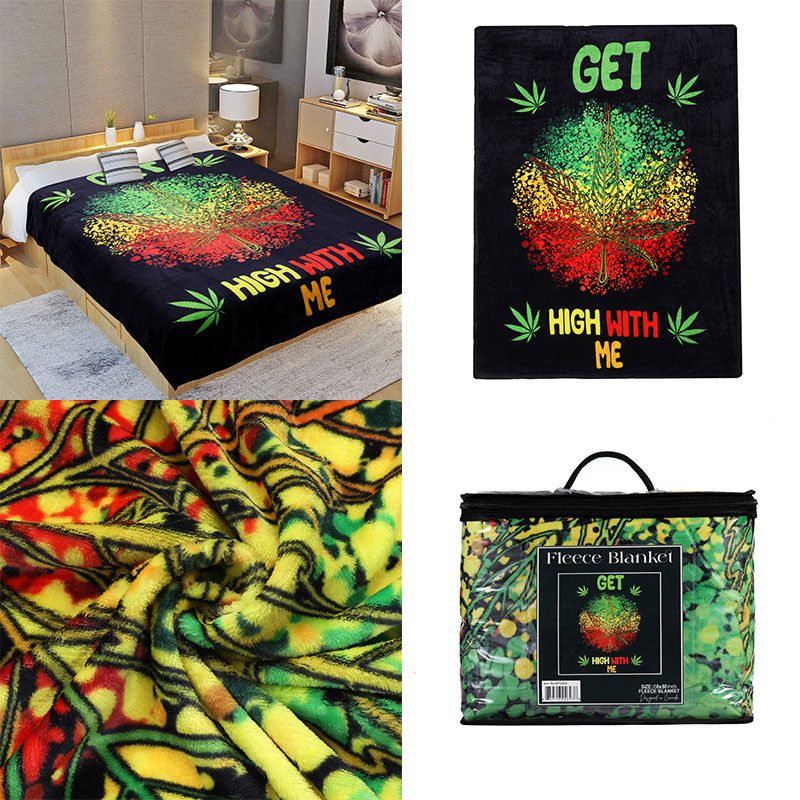 O Digital Printed Single layer 1 ply Licensed Fleece Blanket [Combo-A]