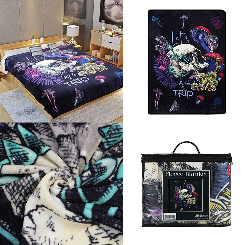 O Digital Printed Single layer 1 ply Licensed Fleece Blanket [Combo-A]