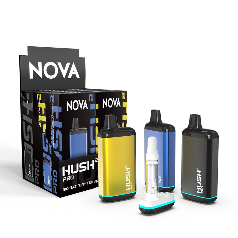Nova Hush 2 Pro 510 Thread Battery Vape (Metallic Edition) - 6ct
