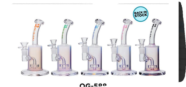 SC 8" OG Milky Rig with Banger ASSORTED Colours