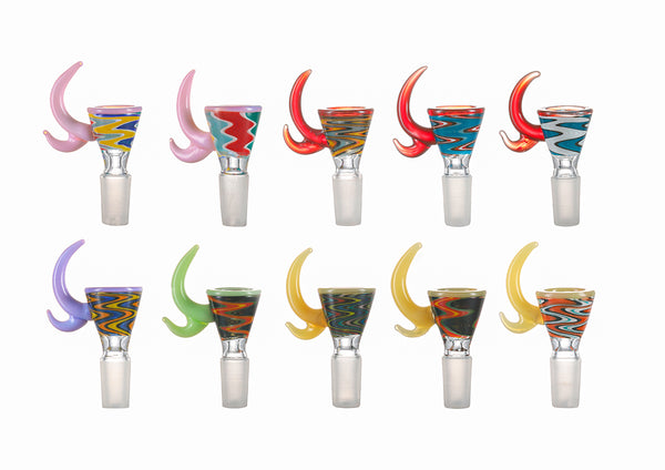 SC OG Wig Wag Horn bowls 14mm ASSORTED Colours