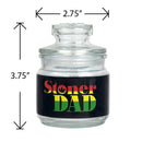 ASHTRAY AND STASH JAR SET - STONER DAD DESIGN Jar Roast and Toast Gifts