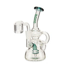 Ooze | Quartz Mini Rig - Flood Glass Rig Cannatron Ocean Green