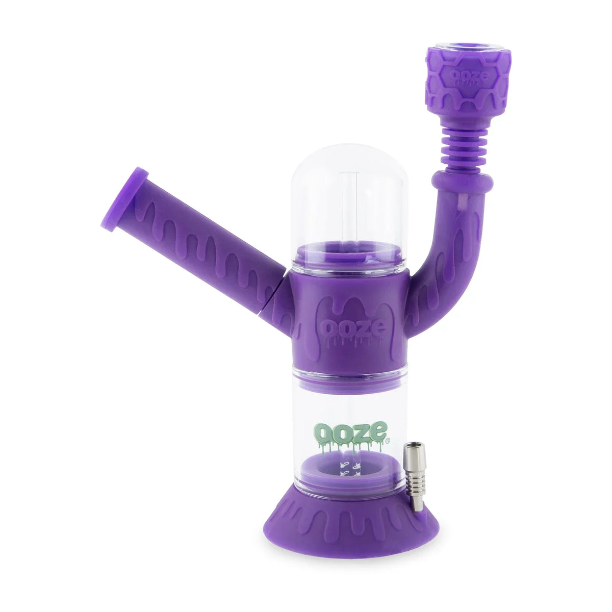 O Ooze | Cranium Silicone Water Pipe, Dab Rig & Dab Stra w
