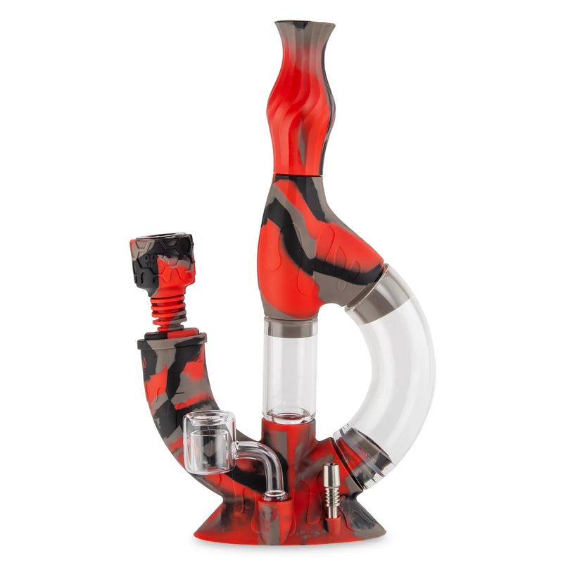 O Ooze | Echo Silicone Water Pipe, Dab Rig & Dab Stra w