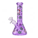 10" Cherry Bomb Glass Beaker Glass Bong Super Supplys Inc Royal Cutie