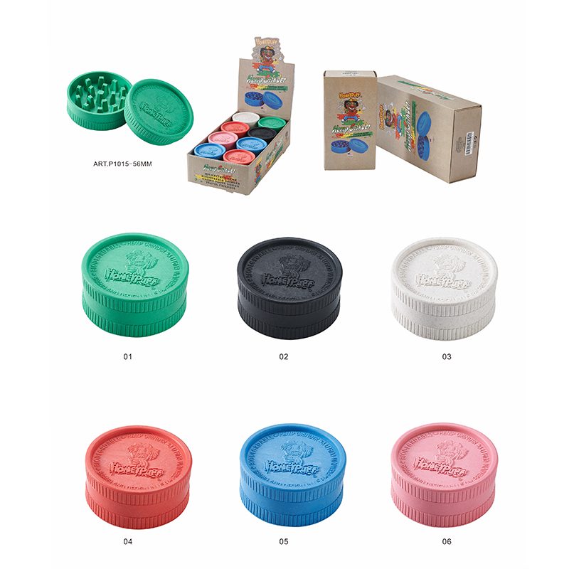 O Honey Puff | 2-Part 56mm Biodegradable Plastic Grinder  Box of 16 [P1015-56]