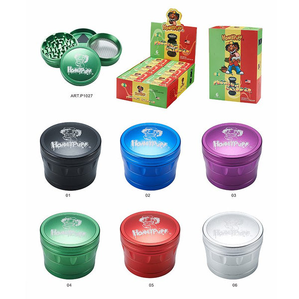 O Honey Puff | 4 Parts 63mm Grinder Box of 6 [P1027]