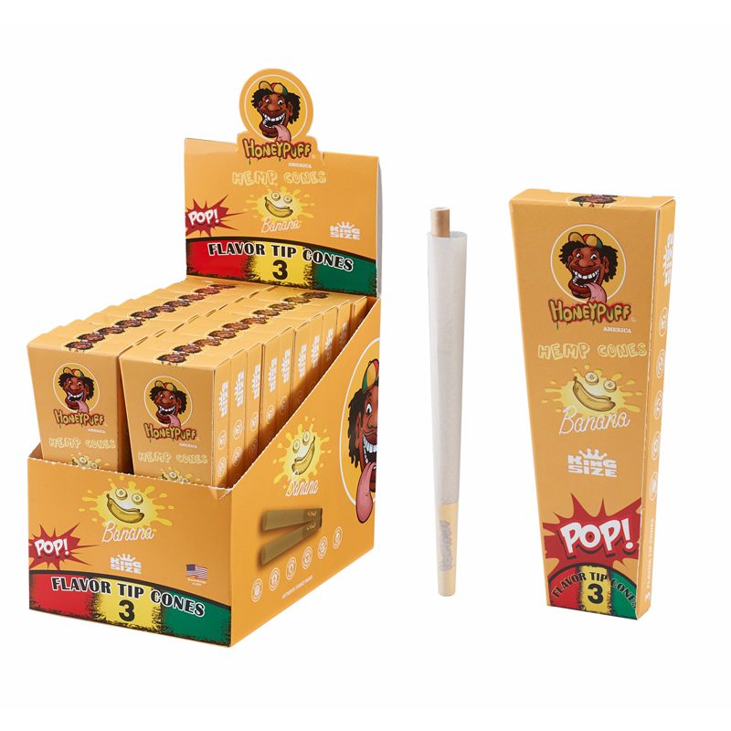 O HoneyPuff | Pre-Rolled Flavored Cones – King Size (20 Packs/Display) [P1175]
