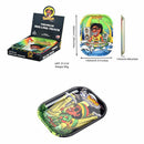 Honey Puff | Premium Paper Iron Rolling Tray – 5.5" [P1216] Display of 6 Tray Canadian Distributor