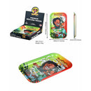 Honey Puff | Premium Paper Iron Rolling Tray – 11" [P1217] - Display of 6 Tray Canadian Distributor