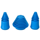 Honey Puff | Cleaner Plugs + Caps – Display of 6 [P1313] Cleaning Plug · Cap Canadian Distributor Blue