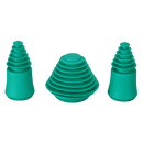Honey Puff | Cleaner Plugs + Caps – Display of 6 [P1313] Cleaning Plug · Cap Canadian Distributor Green