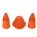 Honey Puff | Cleaner Plugs + Caps – Display of 6 [P1313] Cleaning Plug · Cap Canadian Distributor Orange