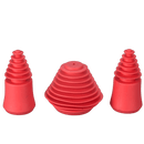 Honey Puff | Cleaner Plugs + Caps – Display of 6 [P1313] Cleaning Plug · Cap Canadian Distributor Red