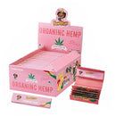 Honey Puff | Rolling Paper – Organic Hemp – Slow Burning [P3470] 1 - 1/4" Size Canadian Distributor Pink