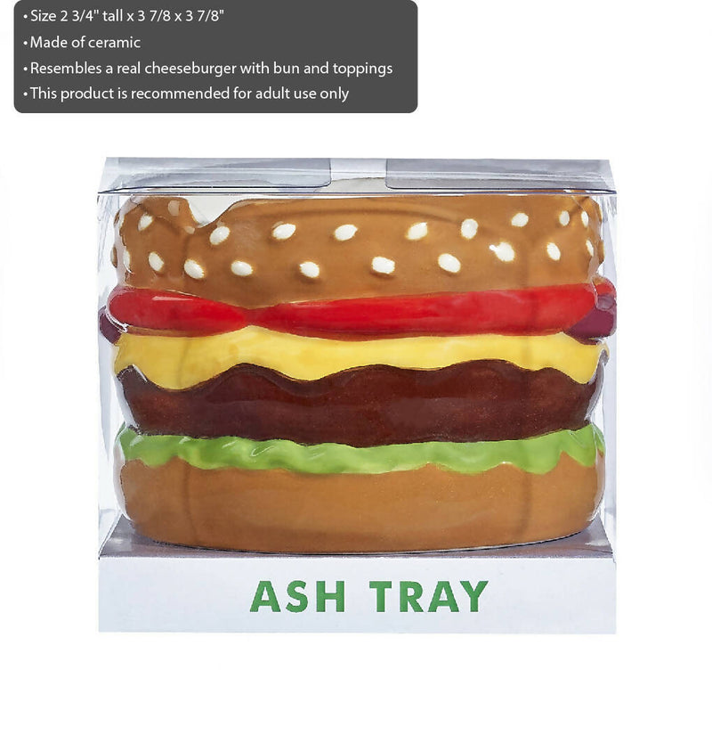 O cheeseburger ashtray