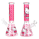 SC 10" Louis Vuitton Kitty Beaker Bong