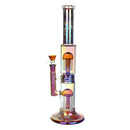 SC Pulsar 14" Dual Jelly Fish Perc Electroplated Etched Bong