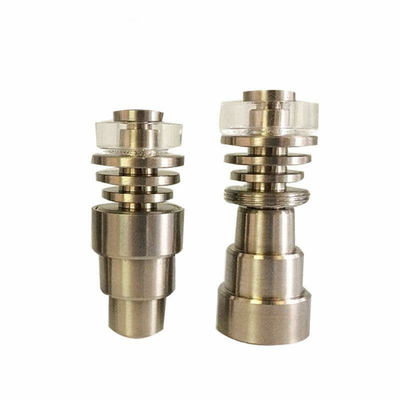 4-IN-1 Titanium Domeless Nail with quartz dish [PY004] Cap · Dabber · Insert · Clip · Nail Canadian Distributor