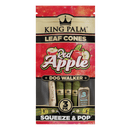 King Palm | Flavored Palm Cones – 3ct Leaf Wrap Cannatron Red Apple [Dogwalker]