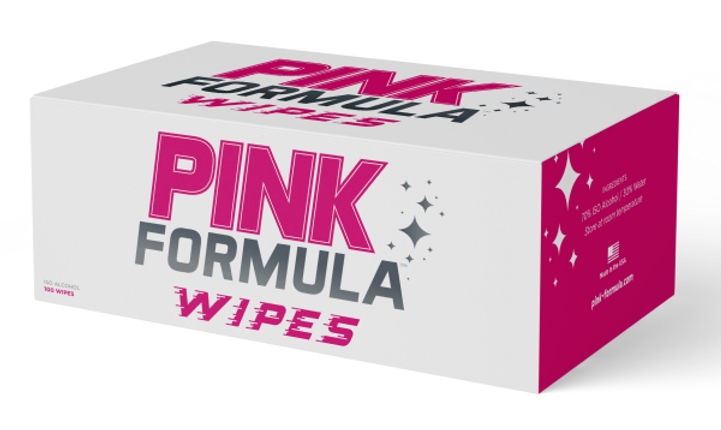 O Pink Formula XL ISO Wipes - 100pcs per Box