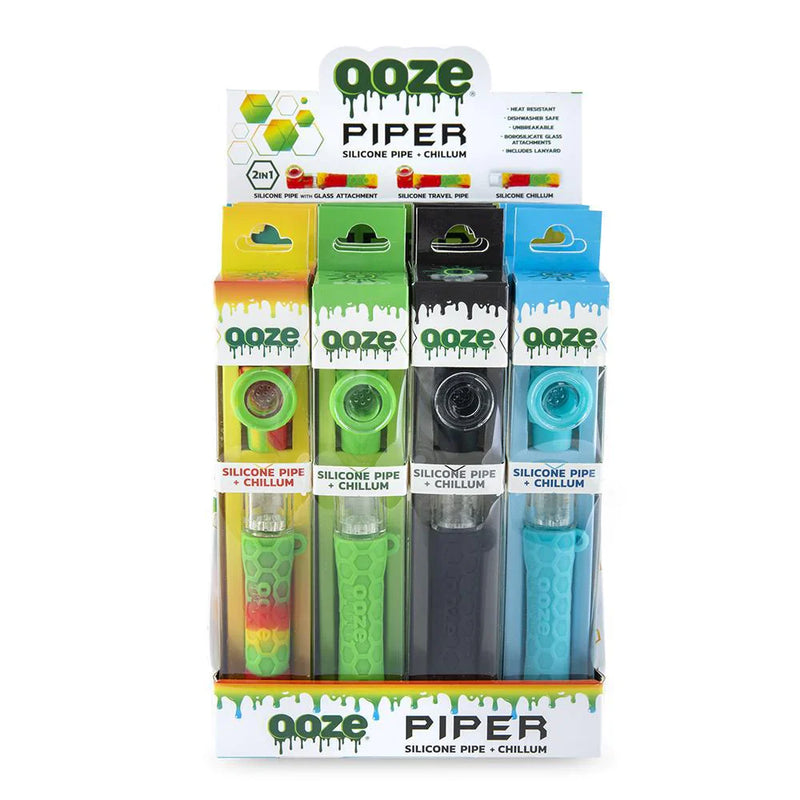 O Ooze | Silicone Piper Display - 12 ct