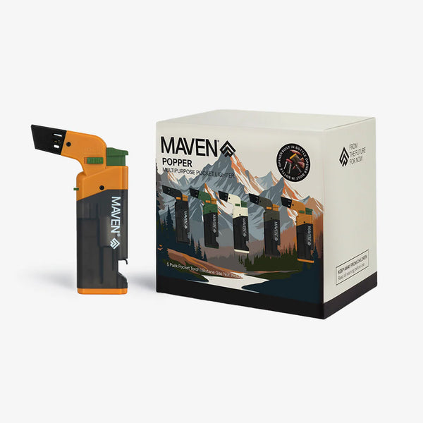 SC Maven Sequoia Popper Multi Purpose Pocket Lighter Torch 15 ct Display
