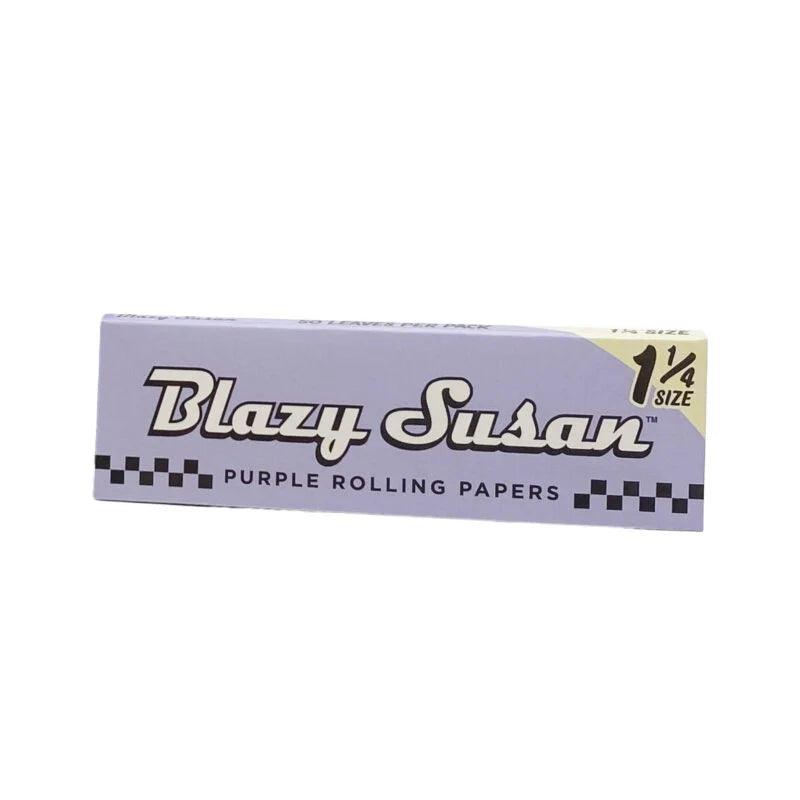 O Blazy Susan | Purple 1-1/4 Rolling paper box of 50