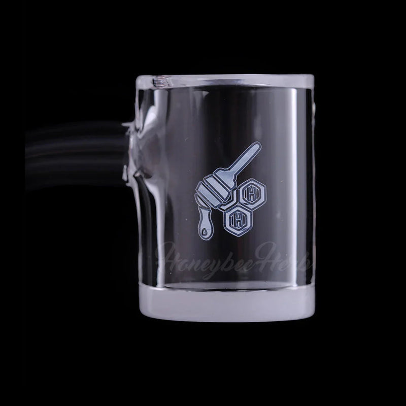 Honeybee Herb - HONEY & MILK BEVEL QUARTZ BANGER - 45° DEGREE | YL Bowl · Banger · Oil Burner Honeybee Herb