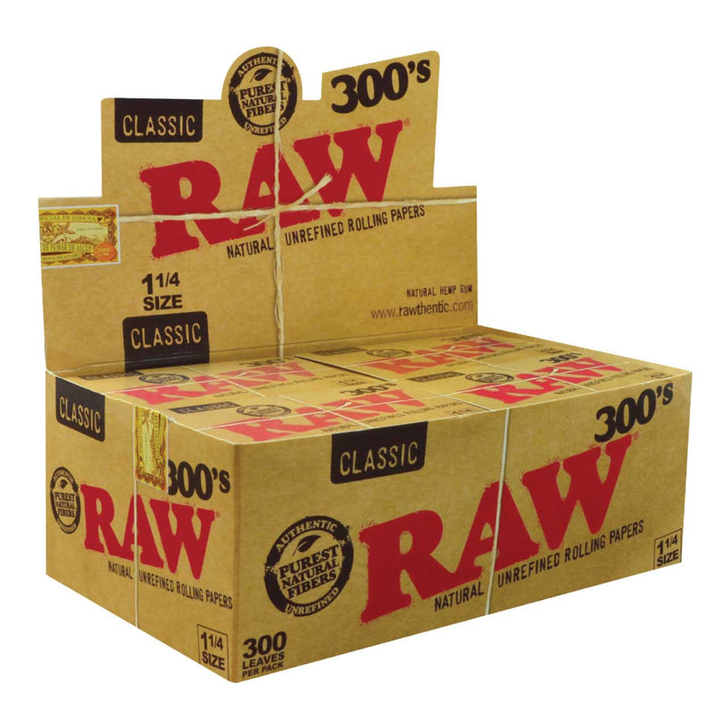 SC Raw Classic 300s 1 1/4 Rolling Papers - 20ct