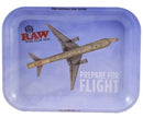 Raw Metal Rolling Tray - Flying High Design