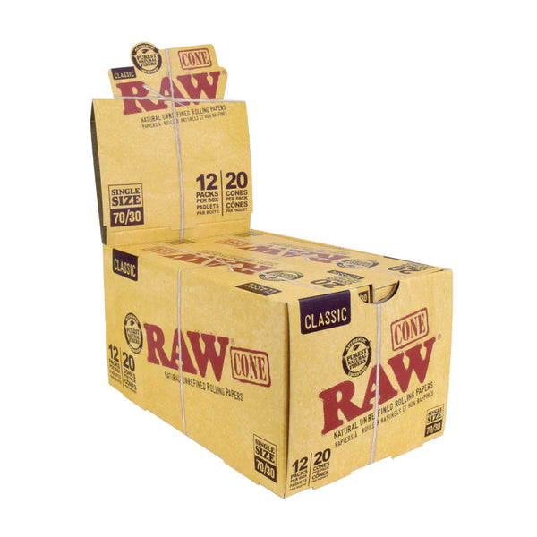 O RAW Classic pre-rolled cones single size 70/30